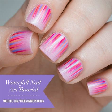 Waterfall Nail Art: Perfect for Fall Weddings and Special Events